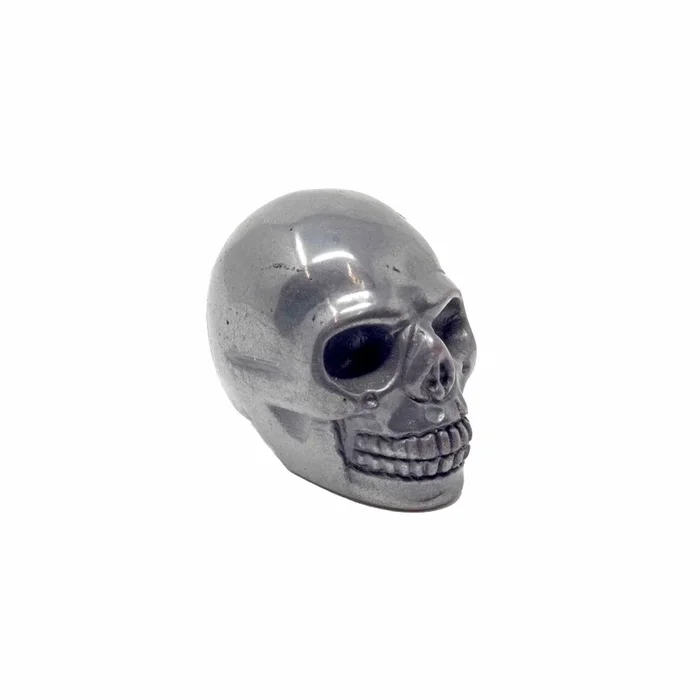 Hematite Skull Carving