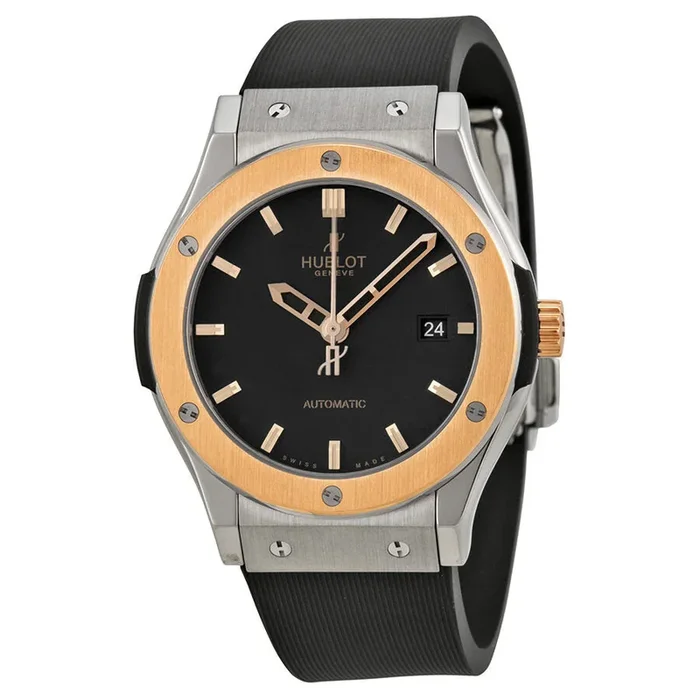 Hublot Classic Fusion Black Dial Rubber Men’s Watch 542.ZP.1180.RXWatch