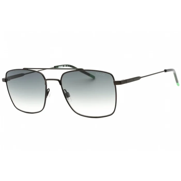 Hugo Men’s Sunglasses – Matte Black Green Metal Full Rim Frame | HG 1177/S 03OL 9K