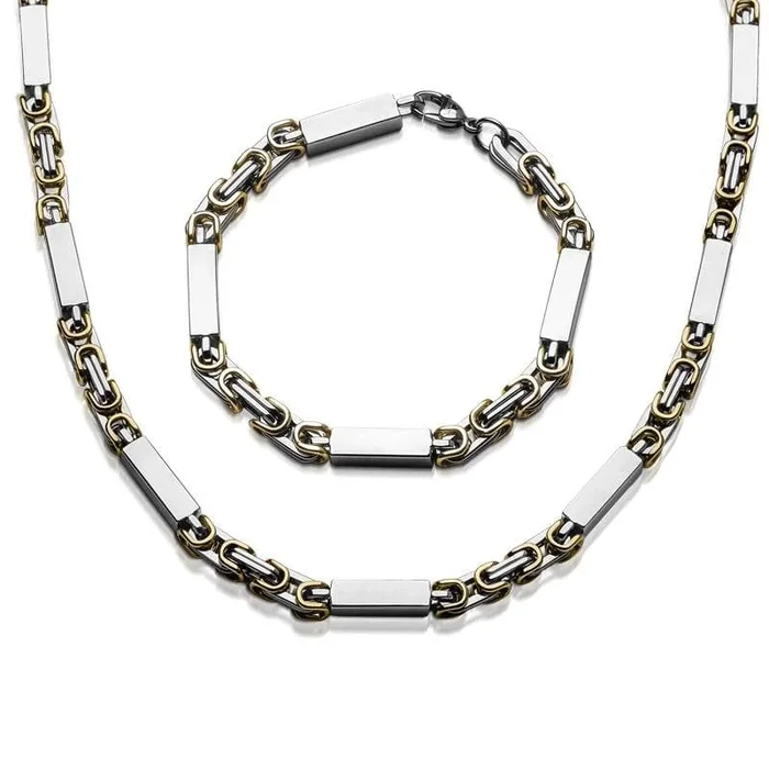 Indiana Two Tone CollectionWatch & Jewelry Set