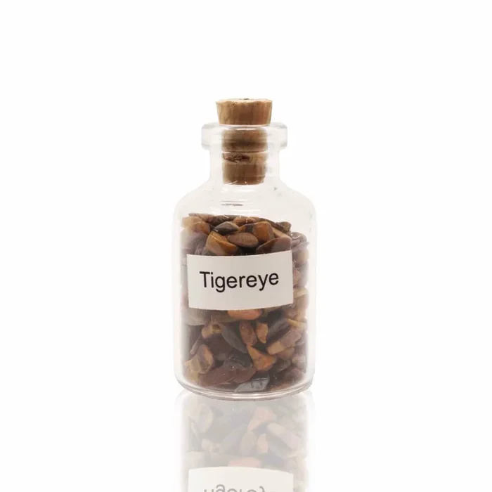 Individual Gemstone Bottle – Tigers Eye