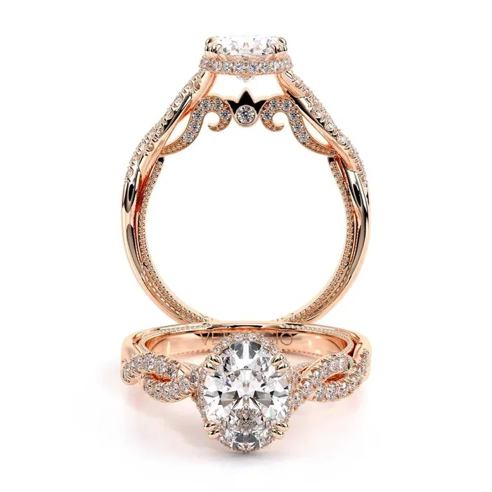 INSIGNIA-7099OV-18K ROSE GOLD OVAL