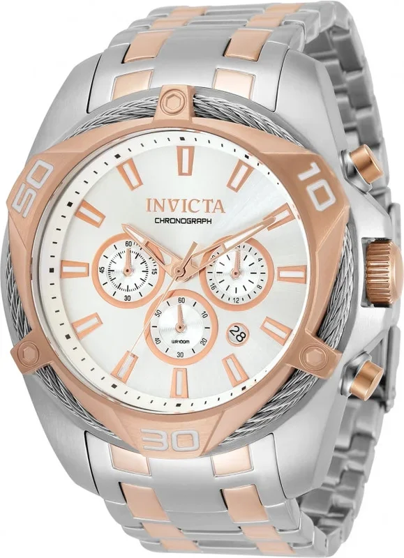 Invicta Bolt Chronograph Quartz Silver Dial Men’s Watch 34134Watch