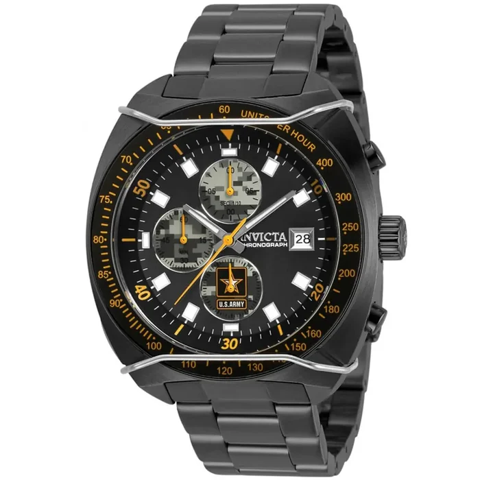 Invicta Men’s Chrono Watch – U.S. Army Grey and Camouflage Dial Bracelet | 31840