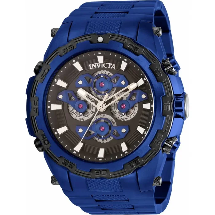 Invicta Men’s Quartz Watch – Specialty Chrono Blue Stainless Steel Bracelet | 34223