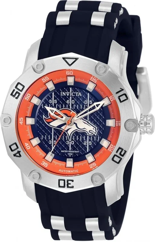 Invicta NFL Denver Broncos Automatic Blue Dial Ladies Watch 32882Watch