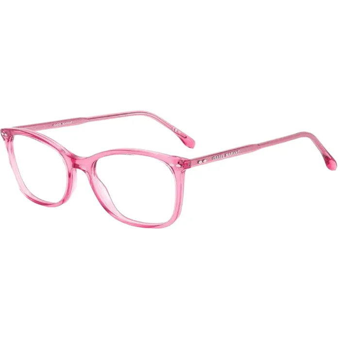 Isabel Marant Women’s Eyeglasses – Pink Silver Plastic Frame Demo Lens | IM 0025 TJV