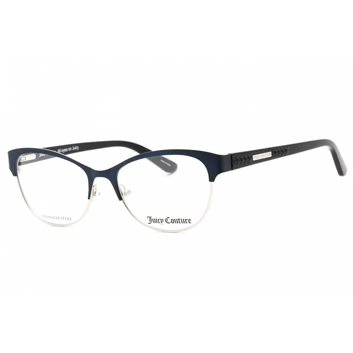 Juicy Couture Women’s Eyeglasses – Matte Teal Metal Cat Eye Frame | JU 216/G 0PYW 00