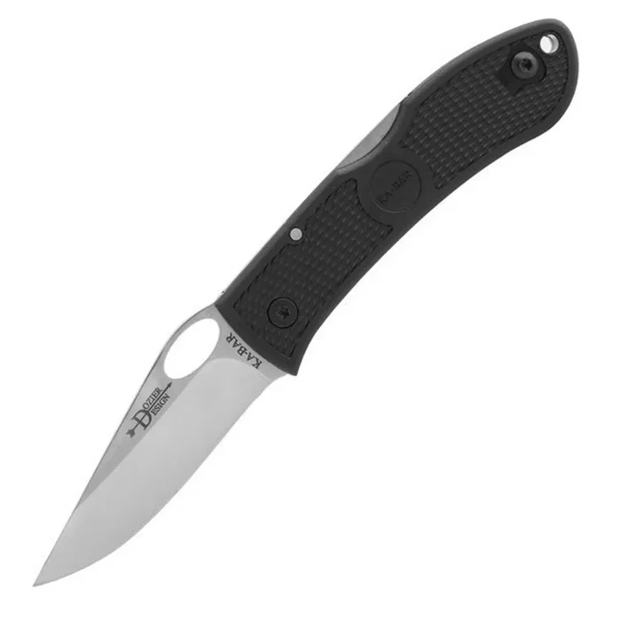 Ka-Bar Folding Knife – Dozier Clip Point Blade Thumb Notch with Back Lock | KB4065