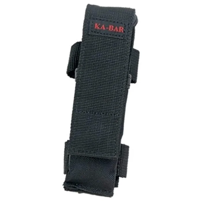 KA-BAR Folding Knife Sheath – Black Polyester Material Velcro Snap Closure | 3050S