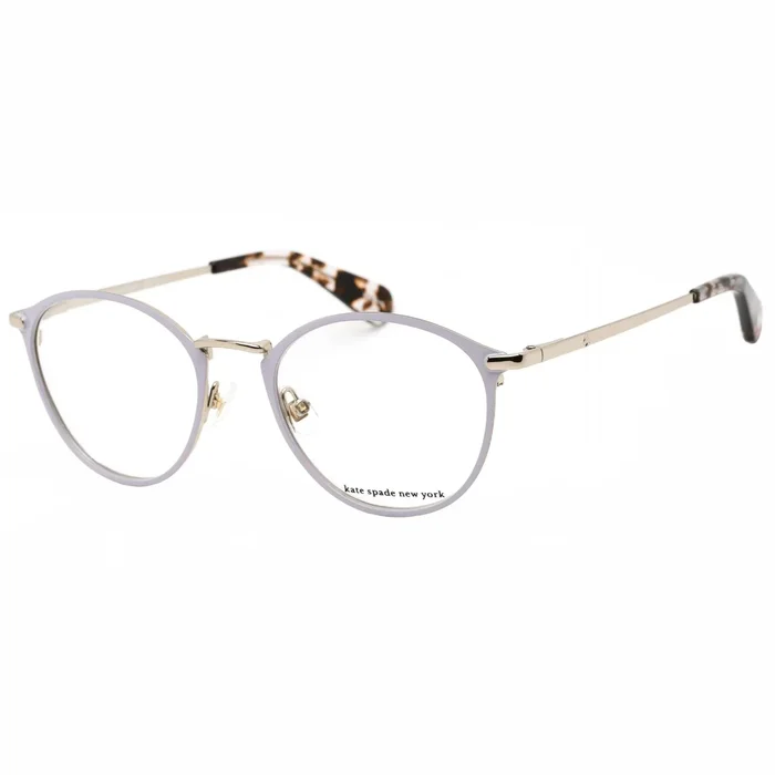Kate Spade Women’s Eyeglasses – Clear Demo Lens Violet Round Frame | Jalyssa 0B3V 00