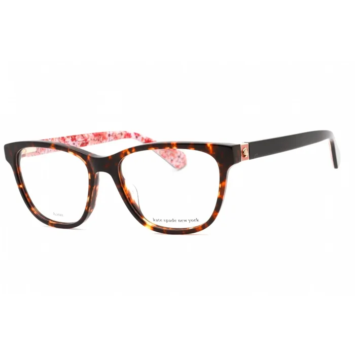 Kate Spade Women’s Eyeglasses – Havana Cat Eye Frame Clear Demo Lens | VERNA 0086 00