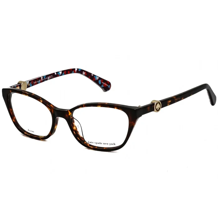 Kate Spade Women’s Eyeglasses – Havana Cat Eye Shape Acetate Frame | Emmalee 0086 00