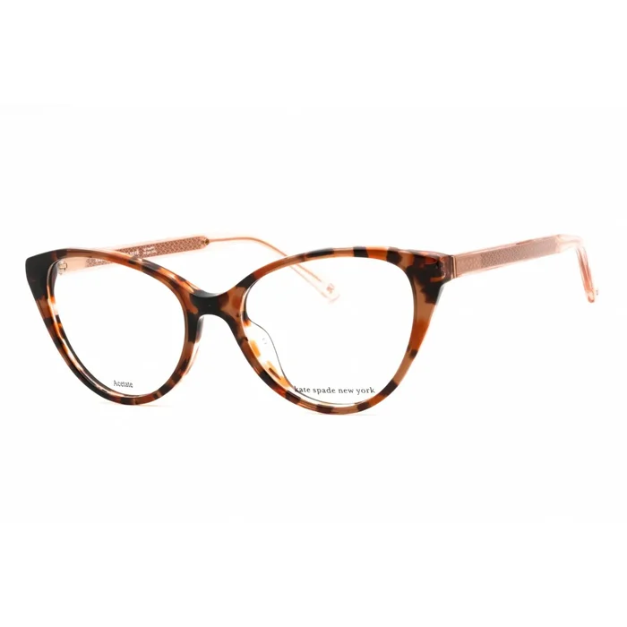Kate Spade Women’s Eyeglasses – Pink Havana Plastic Cat Eye Frame | Novalee 0HT8 00