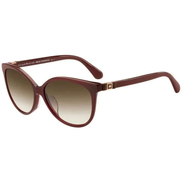 Kate Spade Women’s Sunglasses – Ople Burgundy Frame | KATE SPADE BRIEANNA/F/S 0LHF/HA