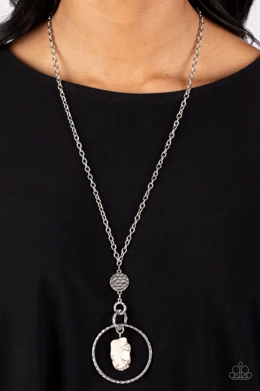 Keep the PIECE White Necklace – Jewelry by Bretta