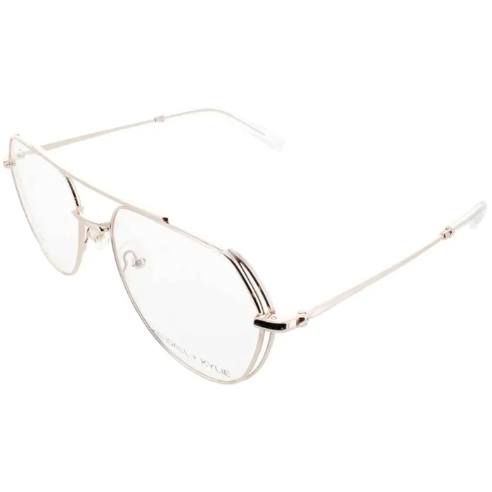 Kendall + Kylie Women’s Eyeglasses – Rose Gold Metal Frame Demo Lens | KKO205SK 780