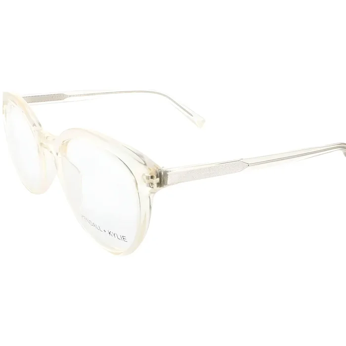 Kendall + Kylie Women’s Eyeglasses – Yellow Square Shape Acetate Frame | KKO103G 740