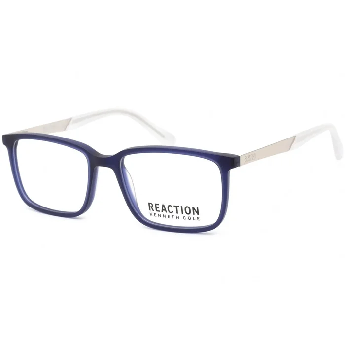Kenneth Cole Reaction Men’s Eyeglasses – Matte Blue/Silver/White Frame | KC0821 091