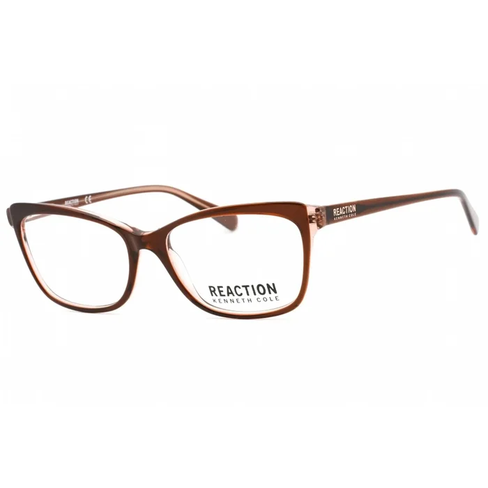 Kenneth Cole Reaction Women’s Eyeglasses – Clear Demo Lens Pink Frame | KC0897 074