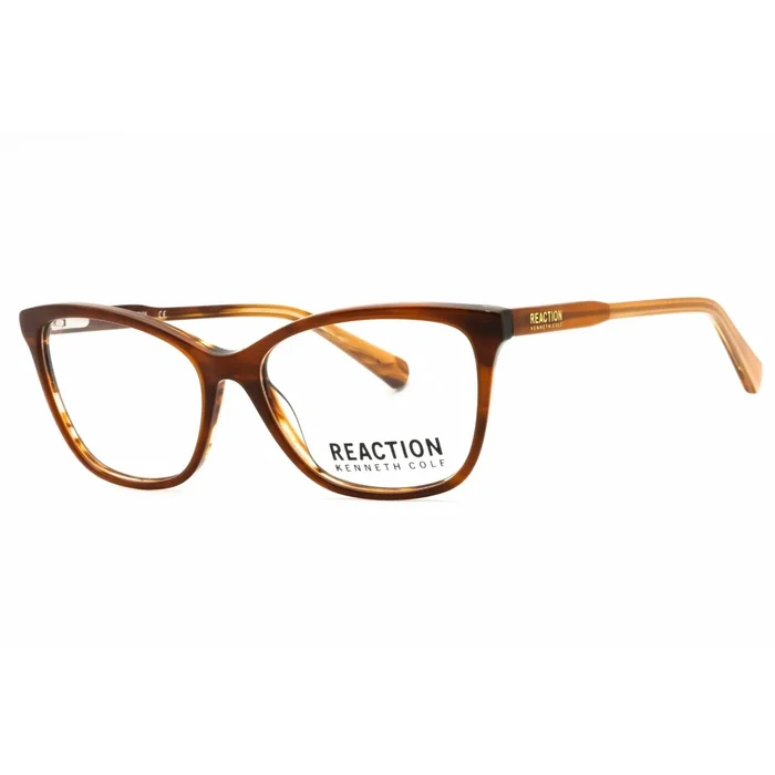 Kenneth Cole Reaction Women’s Eyeglasses – Shiny Dark Brown Cat Eye Frame | KC0880 048