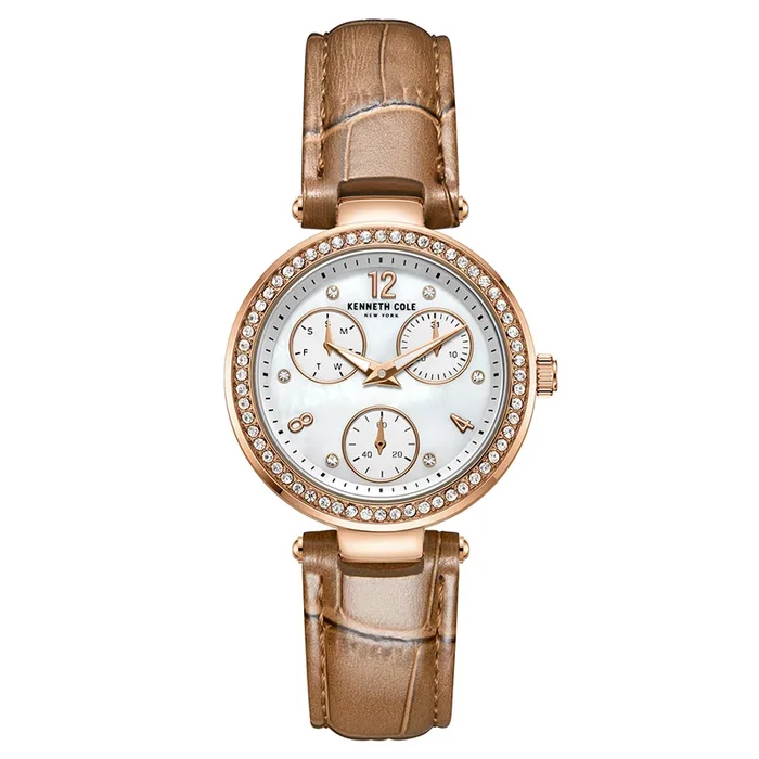 Kenneth Cole Women Dress Sport Round Silver Watches