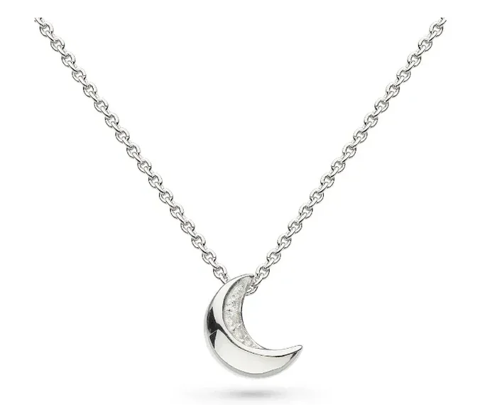 Kit Heath Silver Mini Moon Necklace (SI2637)
