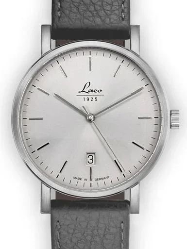 Laco Classic Silber 40 Automatic Dress Watch with a Silver Dial, 40mm Case #862080