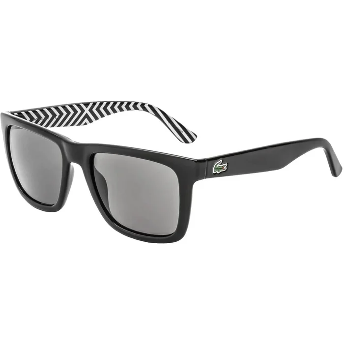 Lacoste Men’s Sunglasses – Black Plastic Square Frame Grey Lens | LACOSTE L750S 001