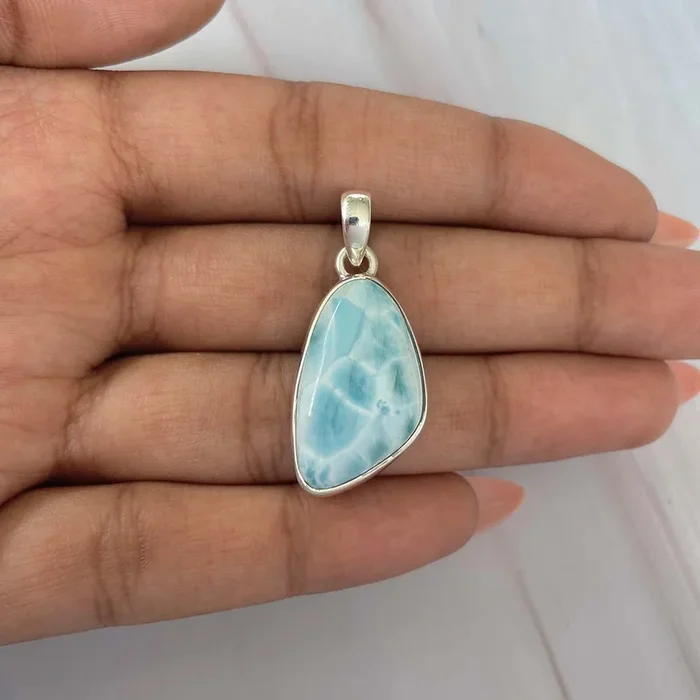 Larimar Pendant-(LAR-P-426.)