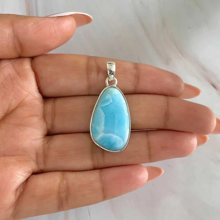 Larimar Pendant-(LAR-P-563.)
