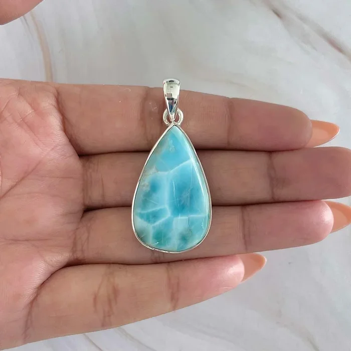 Larimar Pendant-(LAR-P-982.)