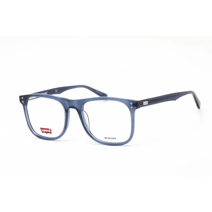 Levi’s Men’s Eyeglasses – Clear Lens Blue Plastic Square Frame | LV 5004 0PJP 00