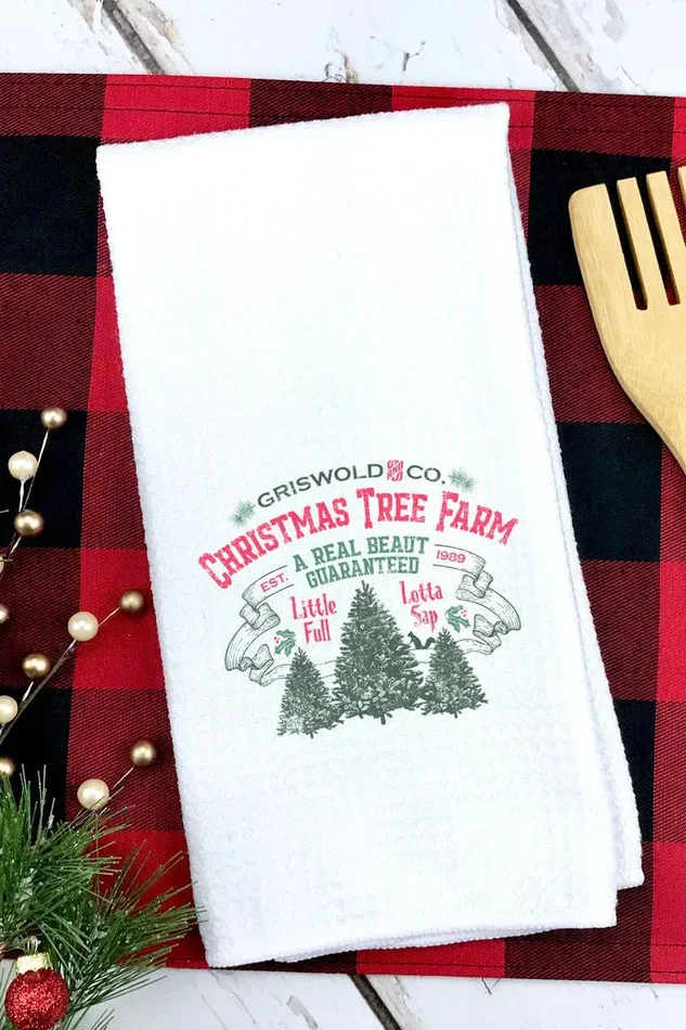 Little Full Lotta Sap Waffle Kitchen Towel