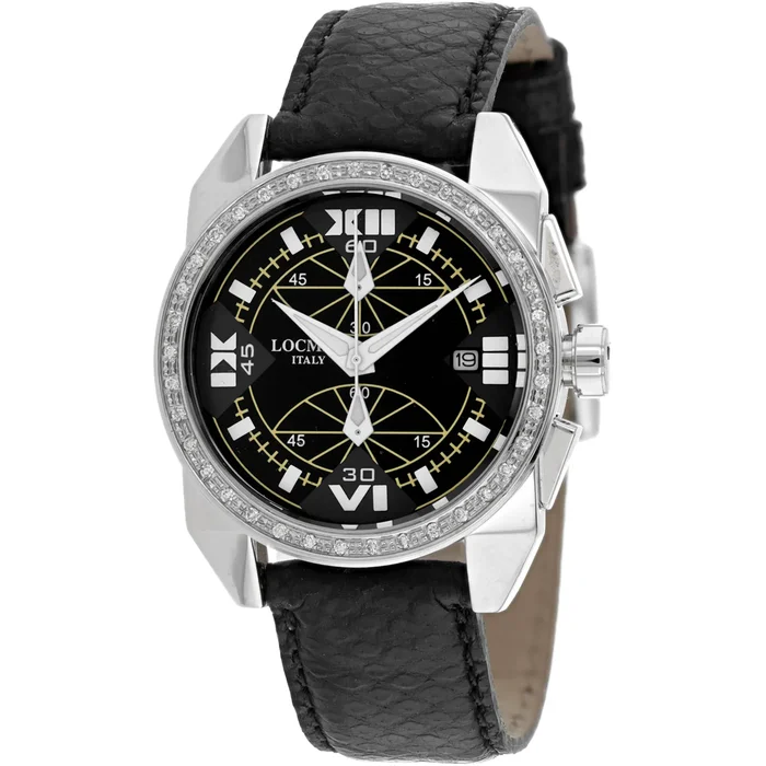 Locman Women’s Watch – Cavallo Pazzo Quartz Black Dial Leather Strap | 161BKWHD
