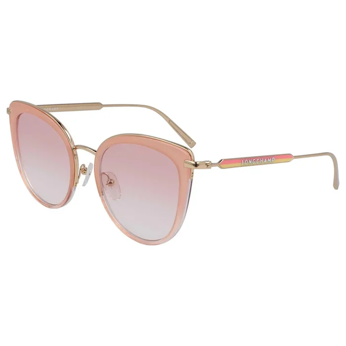 Longchamp Women’s Sunglasses – Pink Gradient Plastic Lens Cat Eye Frame | LO661S 750