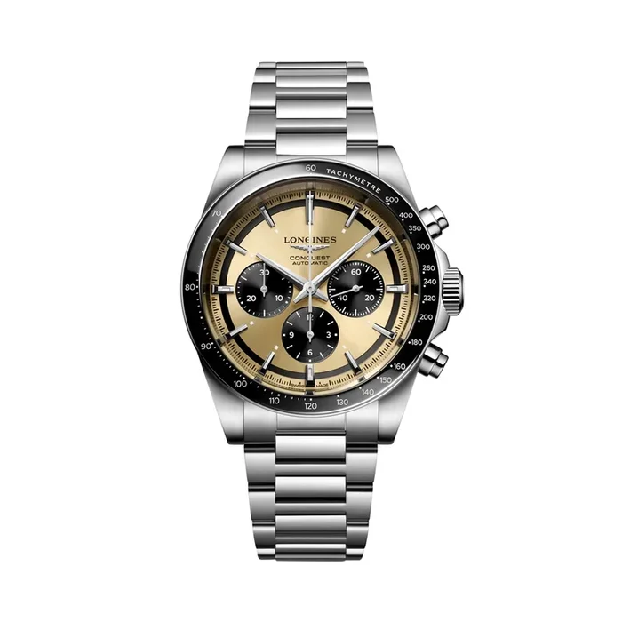 Longines Conquest Chronograph 42mm Mens Watch Brown MPN: L38354326