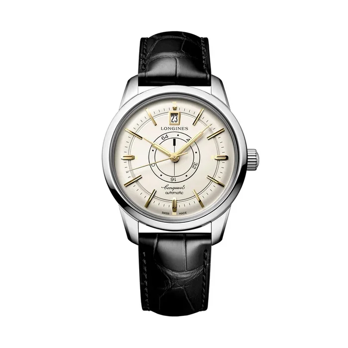 Longines Conquest Heritage Central Power Reserve 38mm Mens Watch Cream MPN: L16484782