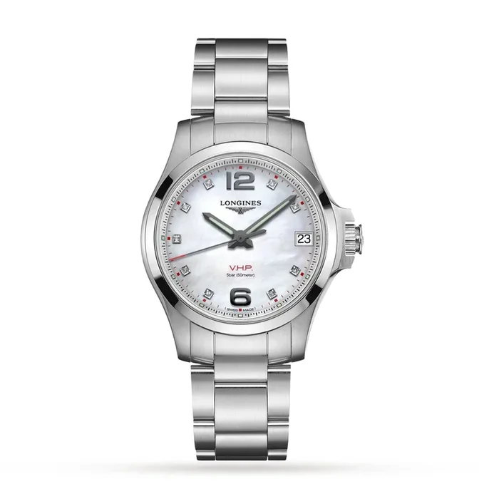 Longines Conquest VHP 36mm MOP Dial Ladies Watch MPN: L33164876