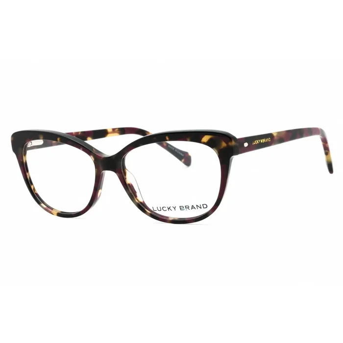 Lucky Brand Women’s Eyeglasses – Burgundy/Havana Cat Eye Full Rim Frame | VLBD239 0BUR