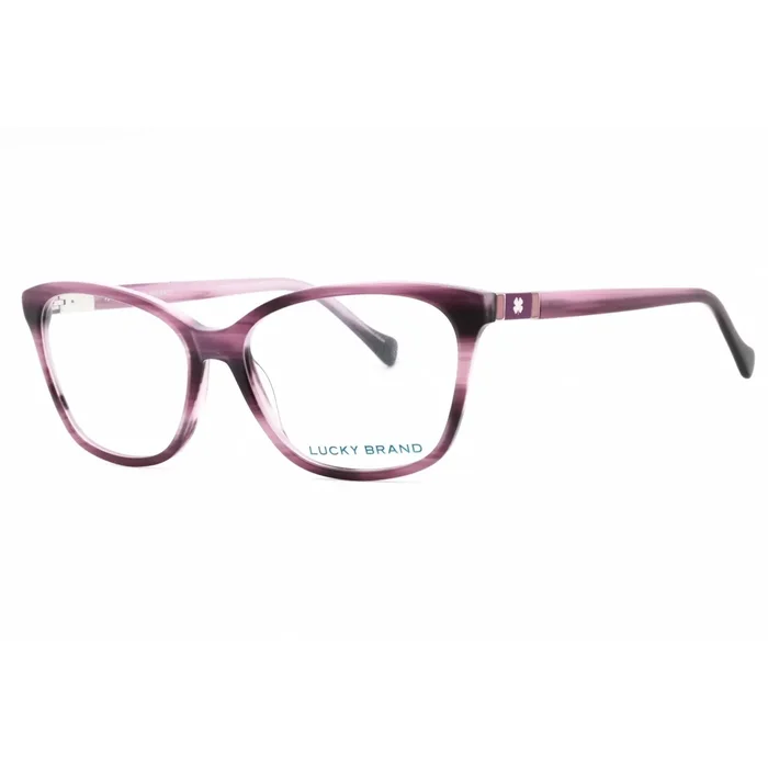Lucky Brand Women’s Eyeglasses – Purple Acetate Cat Eye Full Rim Frame | VLBD241 0PUR