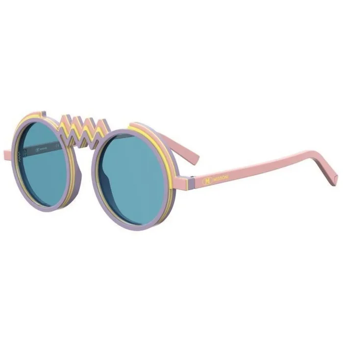 M Missoni Women’s Sunglasses – Multicolor Plastic Round Frame | M MISSONI MMI 2020/S S