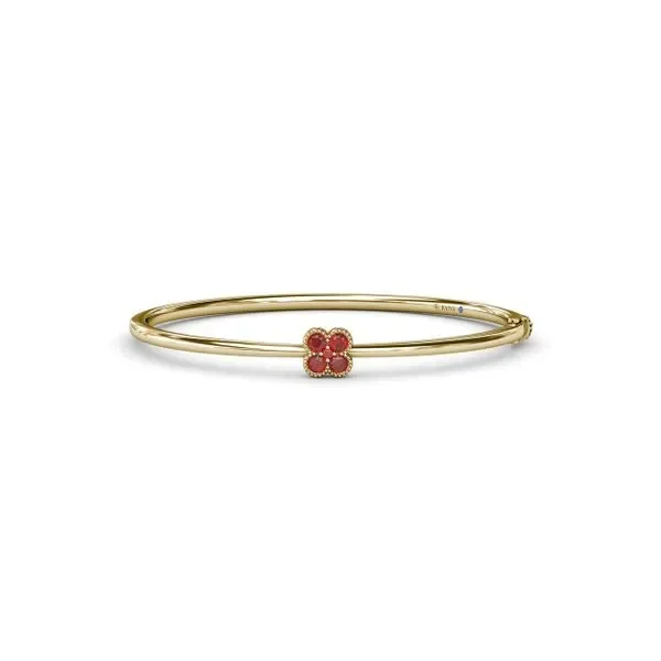 Magnolia Ruby Bangle