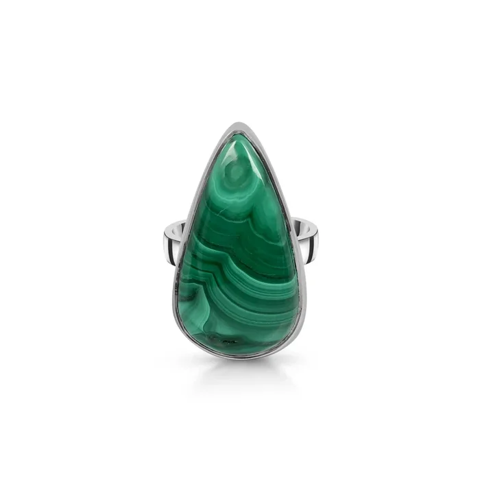 Malachite Adjustable Ring-(MLC-R-25.)