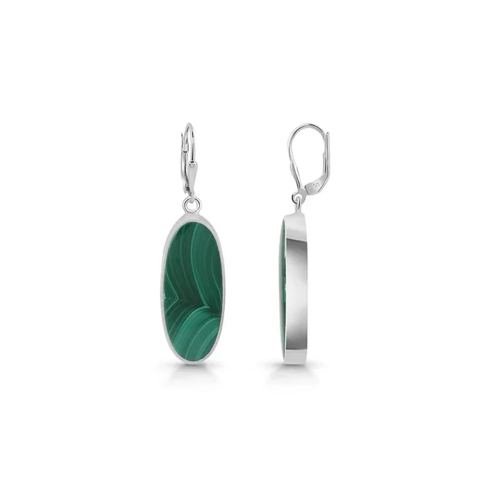 Malachite Earring-(MLC-E-13)