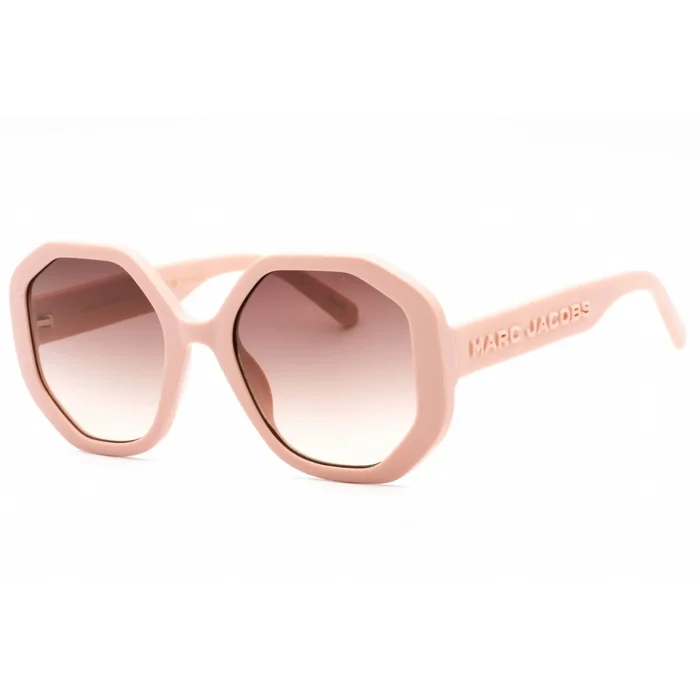 Marc Jacobs Women’s Sunglasses Pink Plastic Full Rim Round Frame | MARC 659/S 035J HA