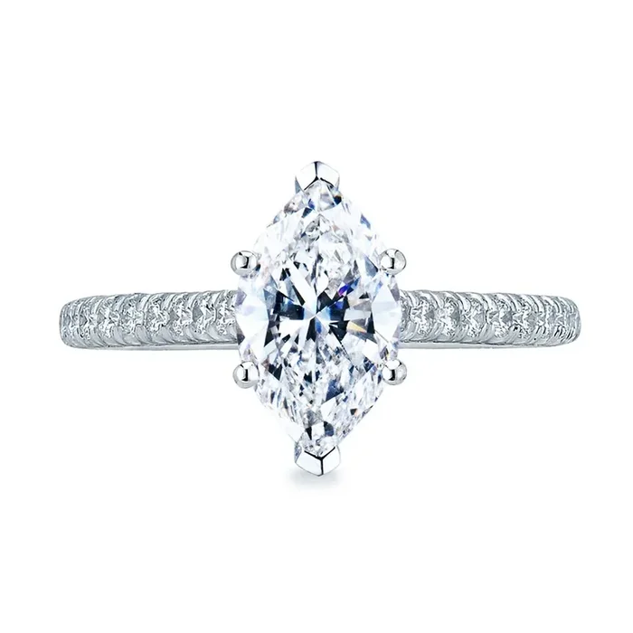 Marquise Solitaire Engagement Ring