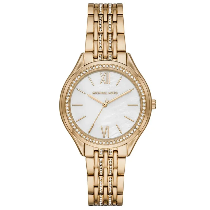 Michael Kors Mindy Quartz Mother of Pearl Dial Ladies Watch MK7076Watch