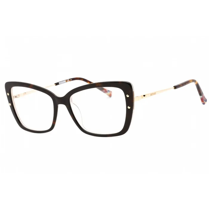 Missoni Women’s Eyeglasses – Clear Demo Lens Havana Cat Eye Frame | MIS 0028 0086 00