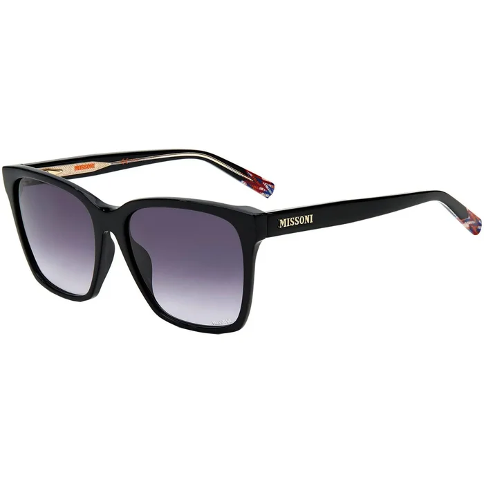 Missoni Women’s Sunglasses – Black Gold Full Rim Plastic Frame | MIS 0008/S 0807/90